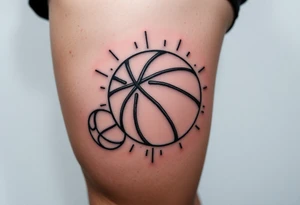 meaningful basketball things tattoo idea