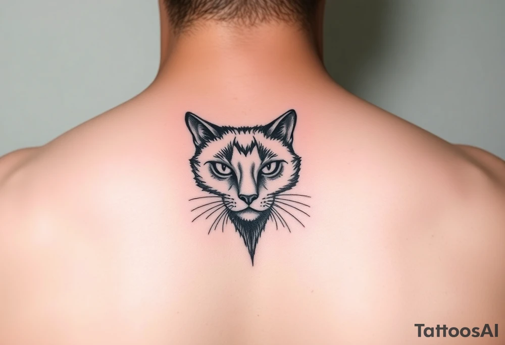 Black Cat tattoo idea