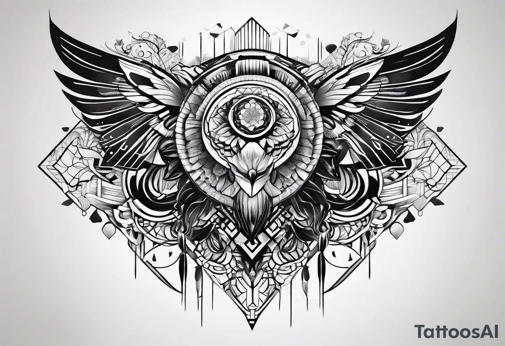 preforming art tattoo idea