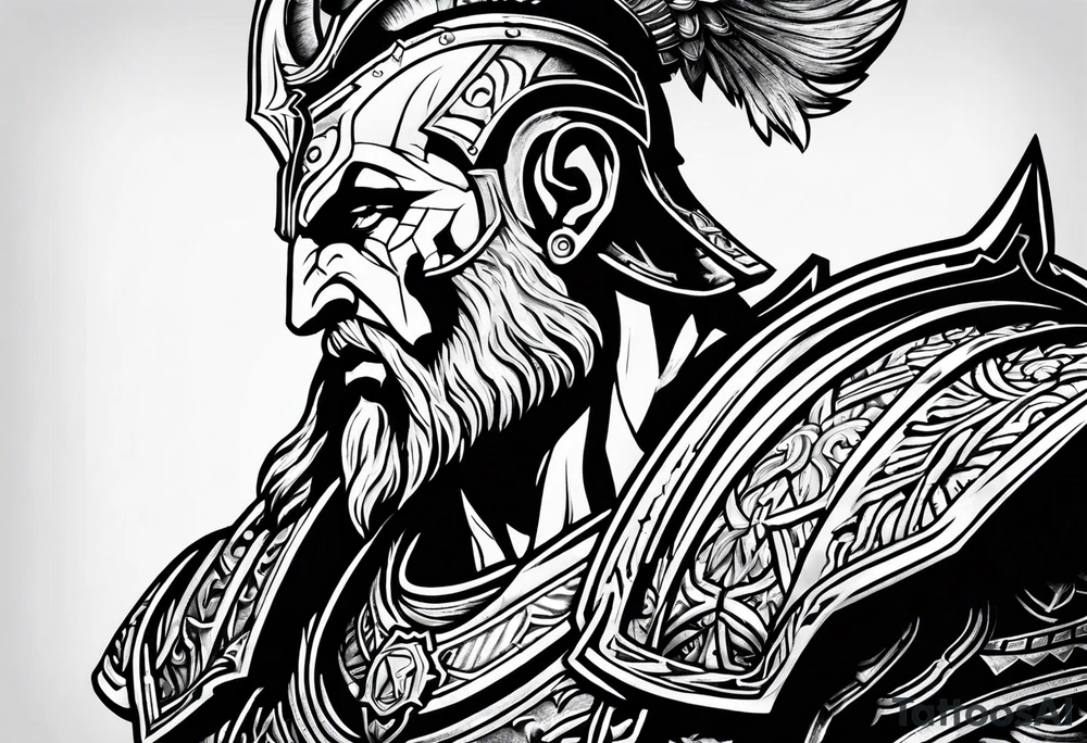 ares the god of war tattoo idea