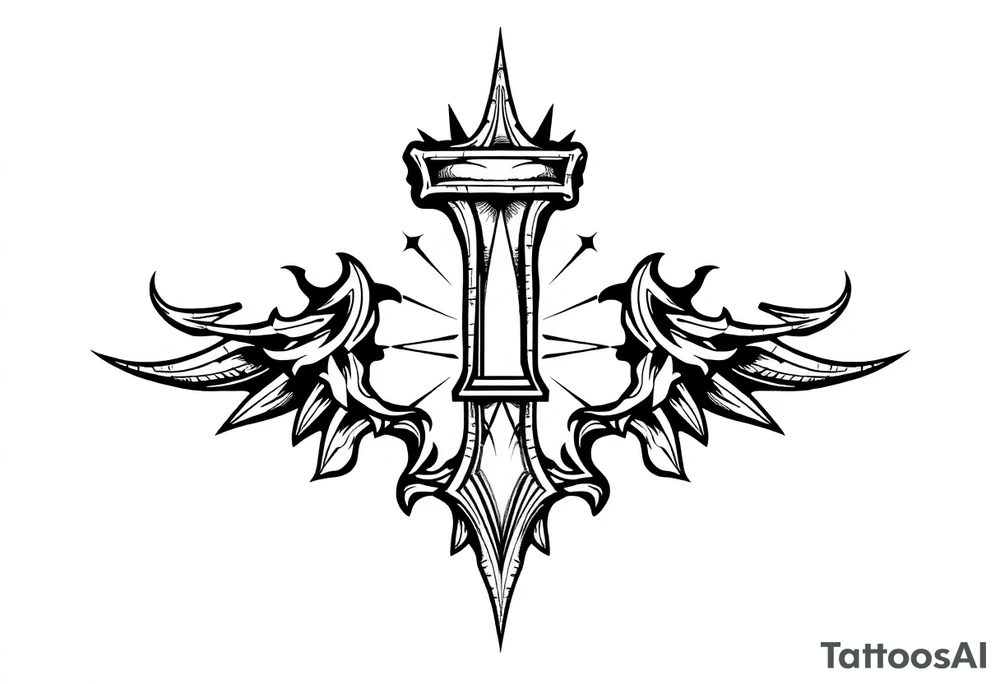 Synbol for light with a small L tattoo idea