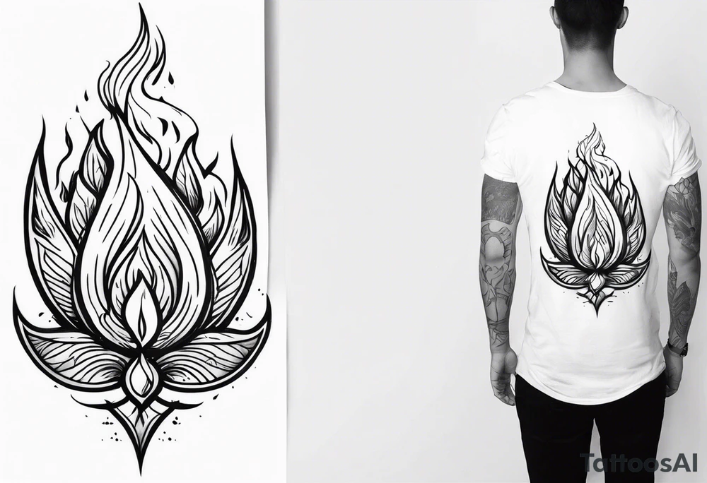 Fire tattoo idea