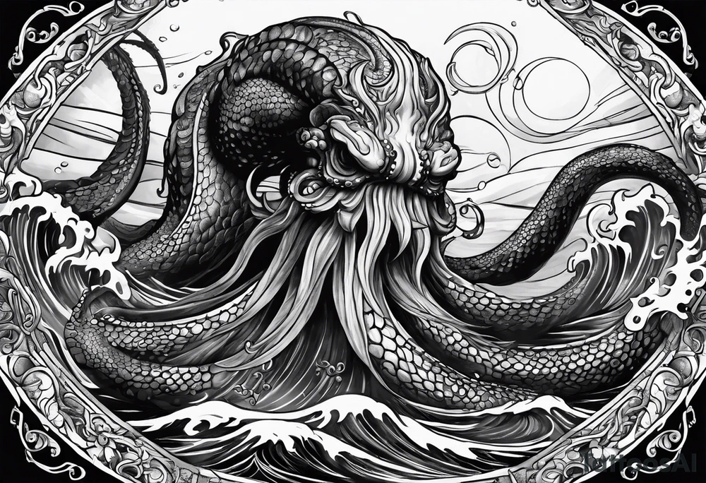 kraken tattoo idea