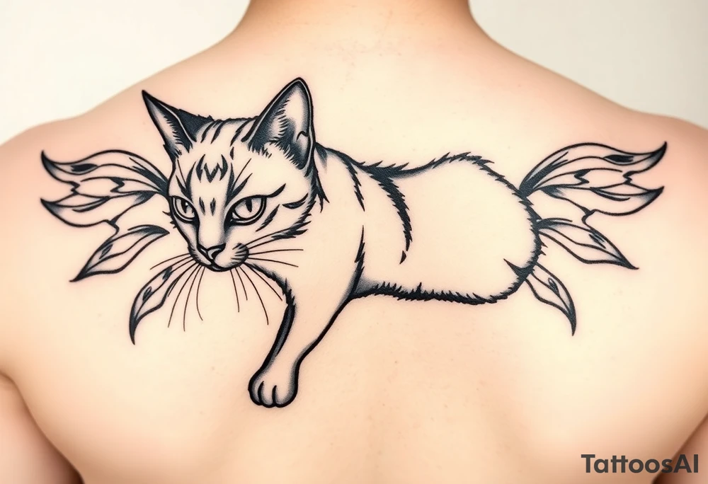 Black Cat tattoo idea