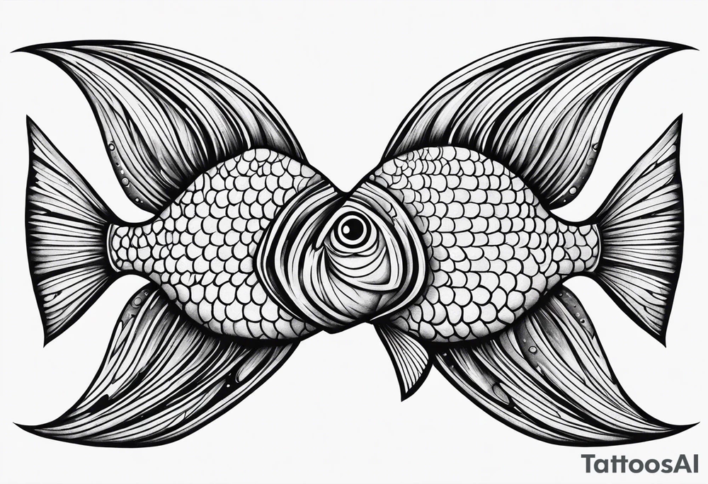 Gemini  fish tattoo idea