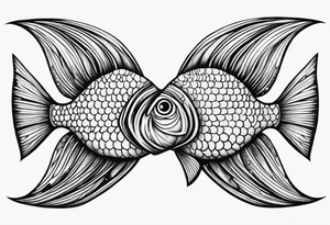 Gemini  fish tattoo idea