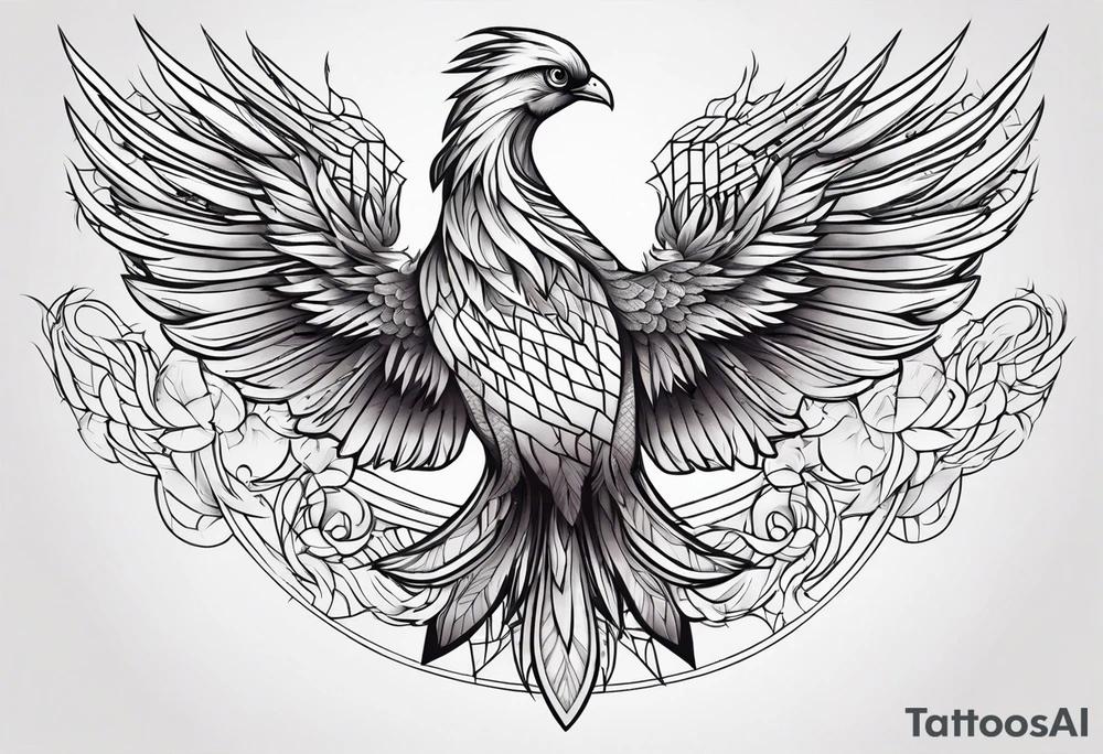 phoenix tattoo idea