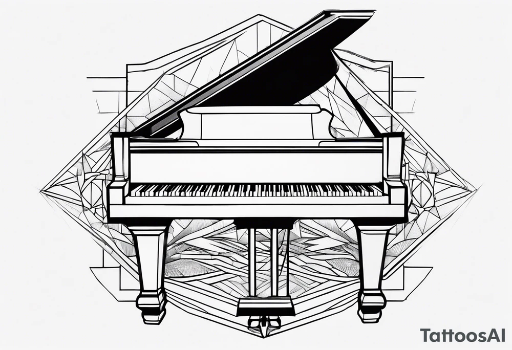 piano, musique tattoo idea