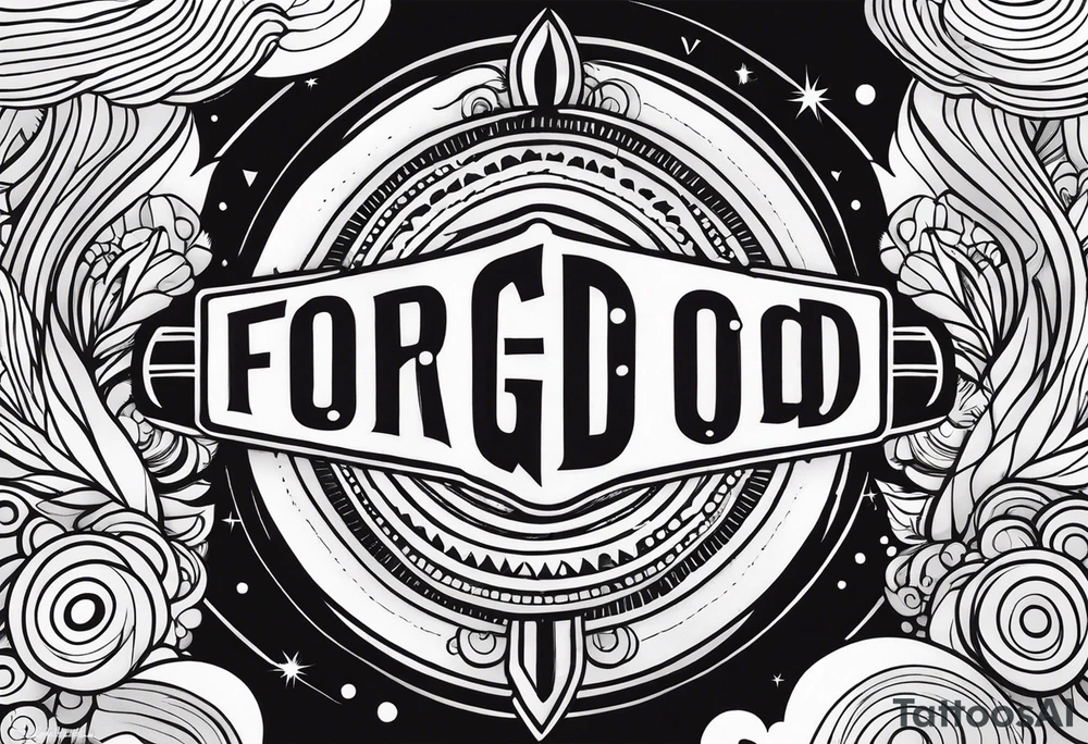 Own god forearm tattoo idea