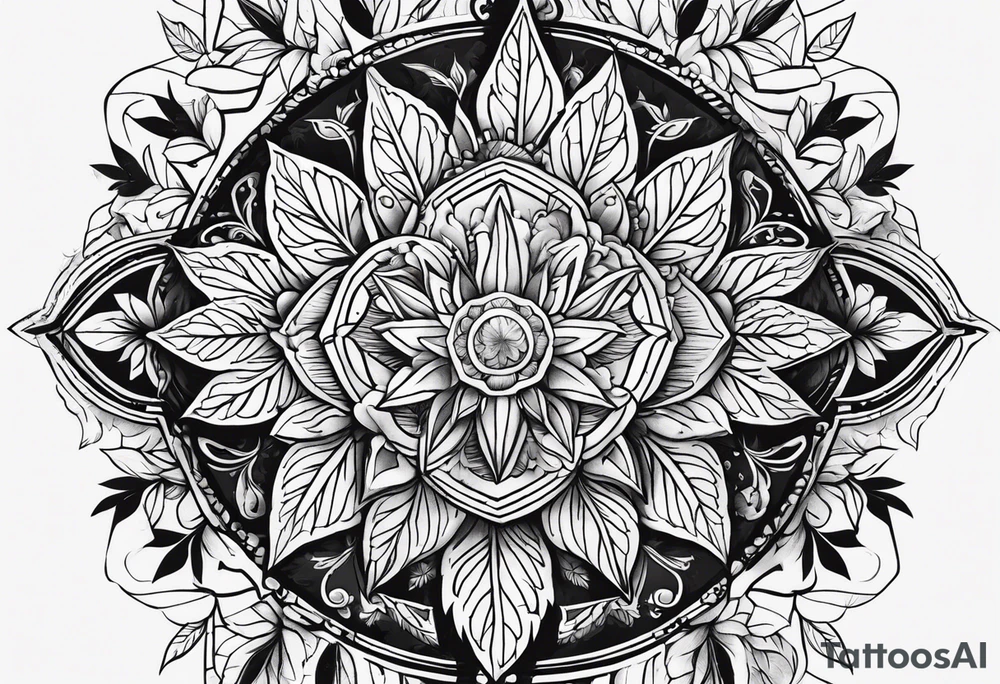 Cannabis tattoo idea