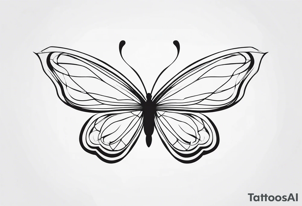 Butterfly tattoo idea