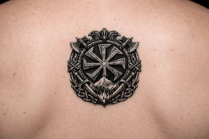 Ideas with  Slavic kolovrat tattoo idea