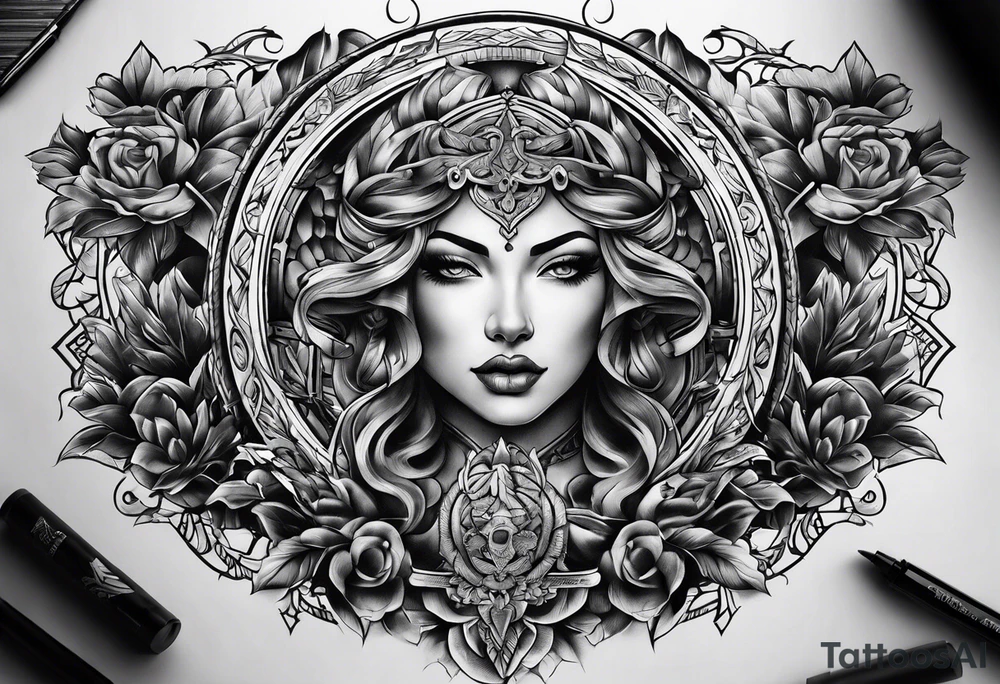 Justicia tattoo idea