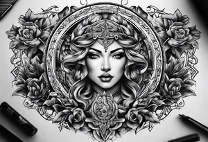 Justicia tattoo idea