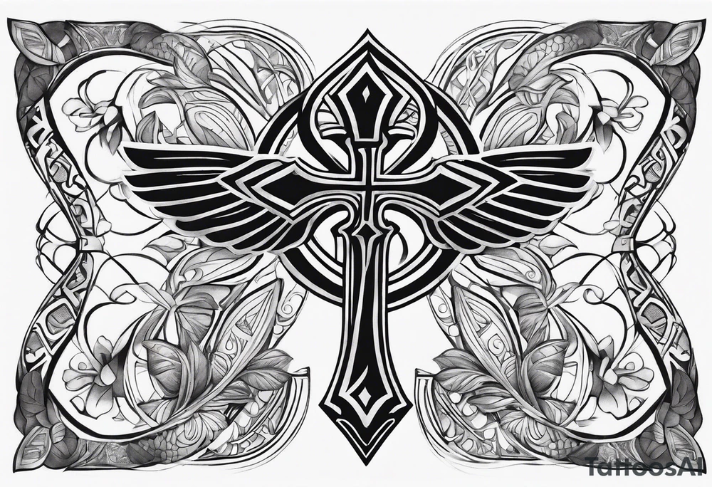 ankh, arm tattoo idea