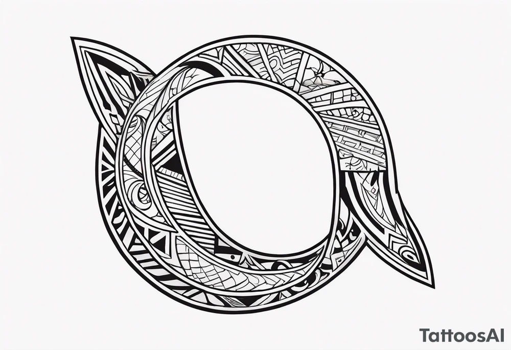 Polynesian fishhook tattoo tattoo idea