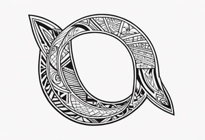 Polynesian fishhook tattoo tattoo idea