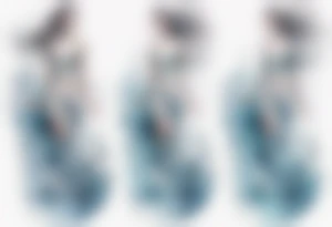 a tall see-through woman covered with water, sitting upon a wave tattoo idea