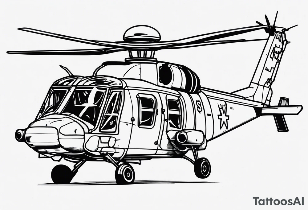 US NAVY helicopter tattoo idea