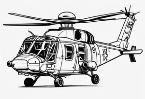 US NAVY helicopter tattoo idea