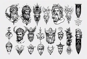 greek god tattoo idea