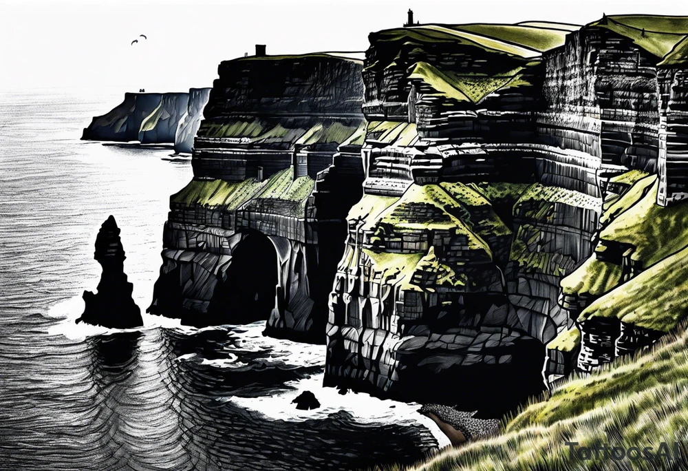 Cliffs of Moher tattoo idea