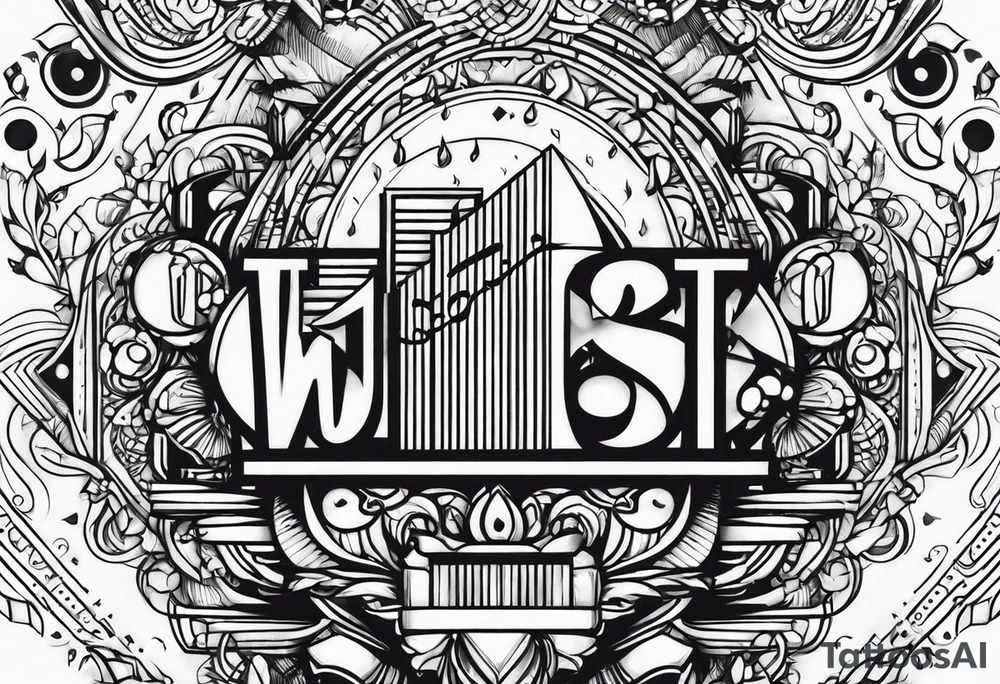 Music lights sound engeneering tattoo idea