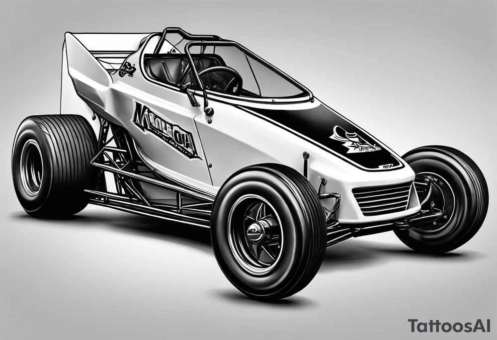 Micro sprint car with #2 tattoo idea