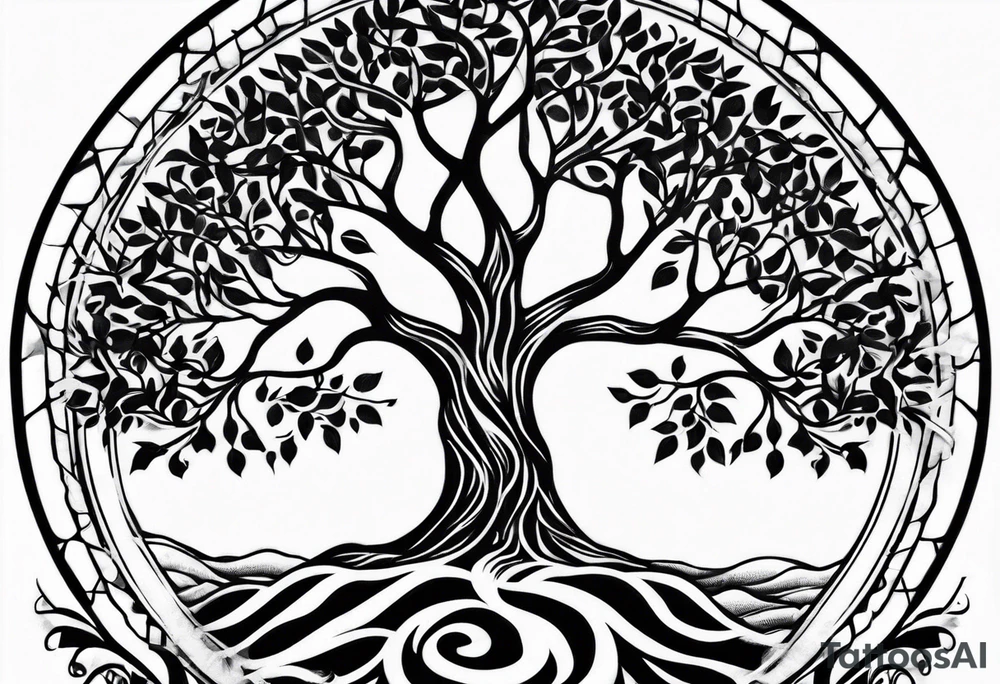 tree of life tattoo idea
