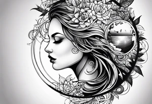 Mother Earth tattoo idea