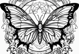 dragon ball z butterfly tattoo idea