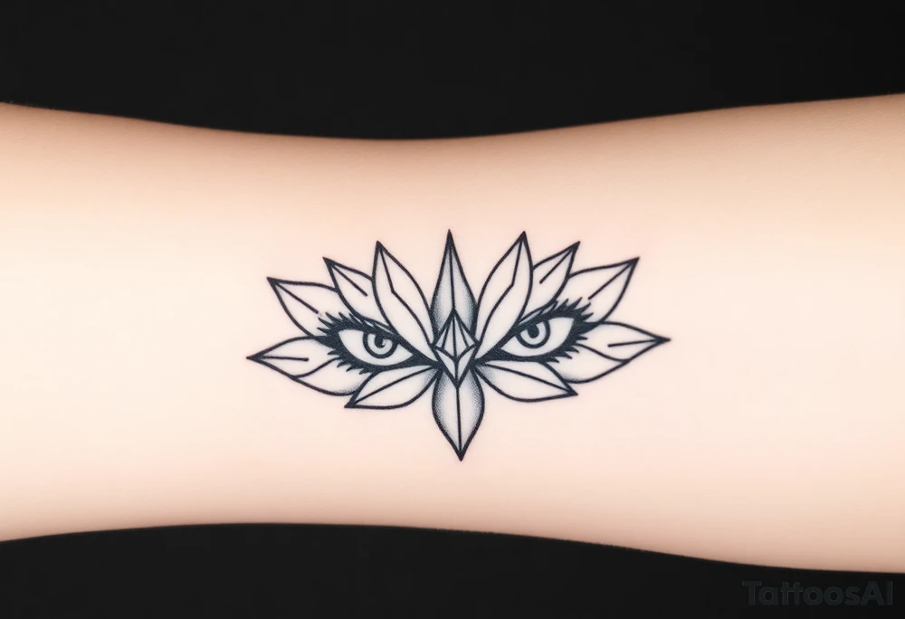 Lotuses Samaria eyes warrior tattoo idea