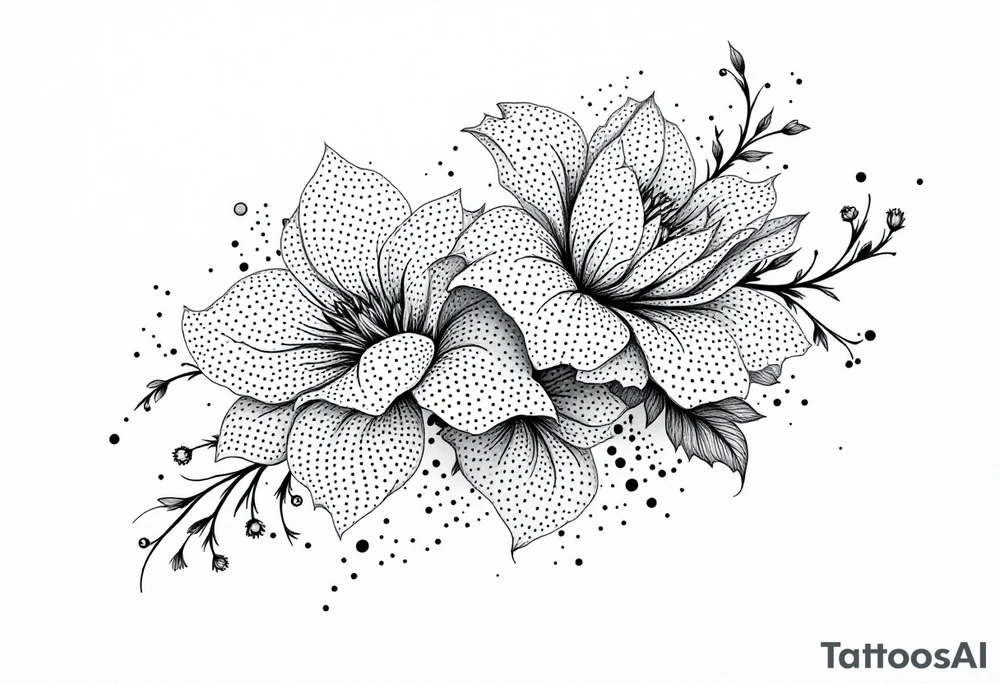flowers tattoo idea