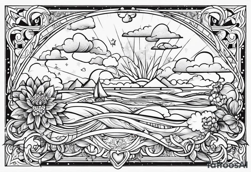 i love you big as the sky tattoo idea