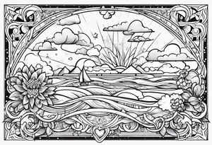 i love you big as the sky tattoo idea