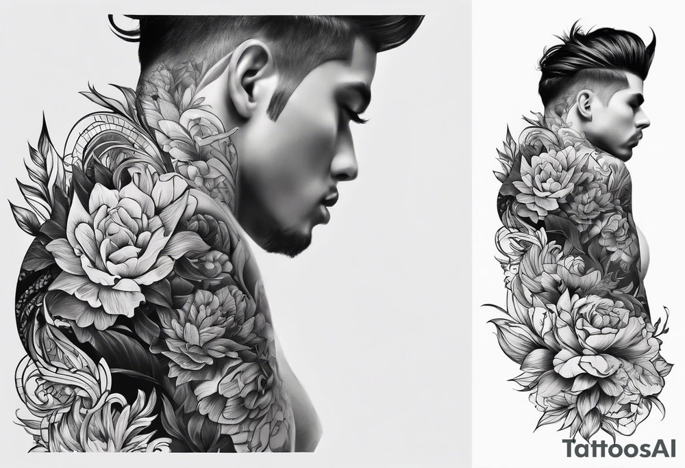 spine tattoo idea