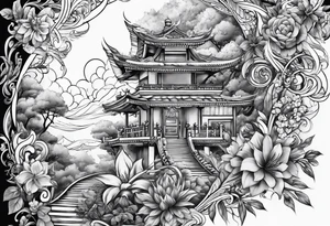 Full sleeve tattoo idea
