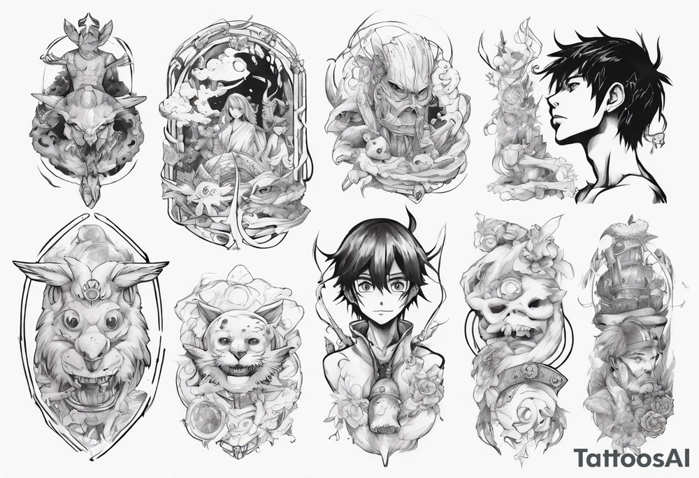Anime tattoo idea