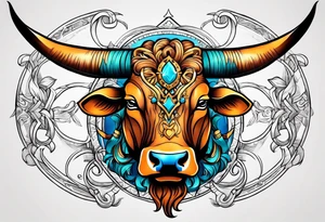 Cancer Taurus tattoo idea