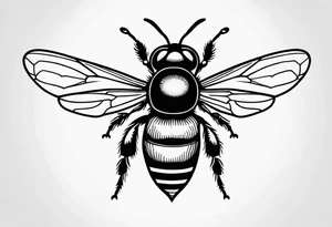 a bee tattoo idea