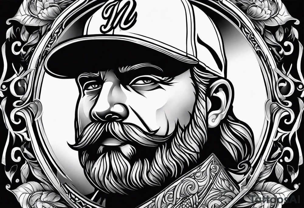 Baseball Fan tattoo idea