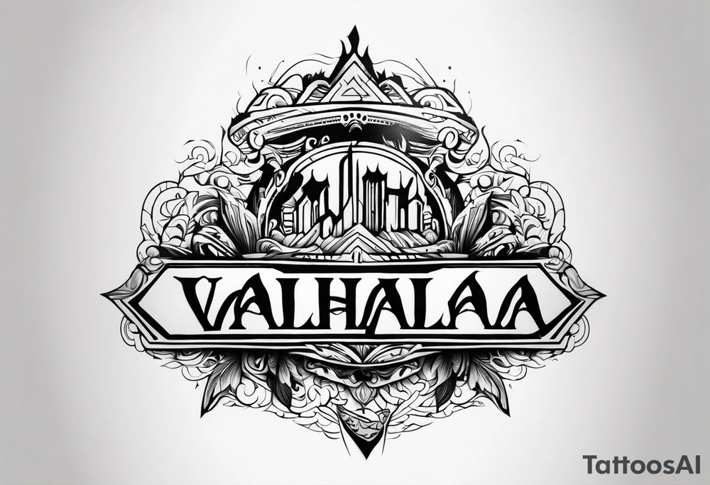Valhalla tattoo idea