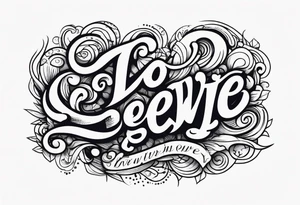 love letter tattoo idea