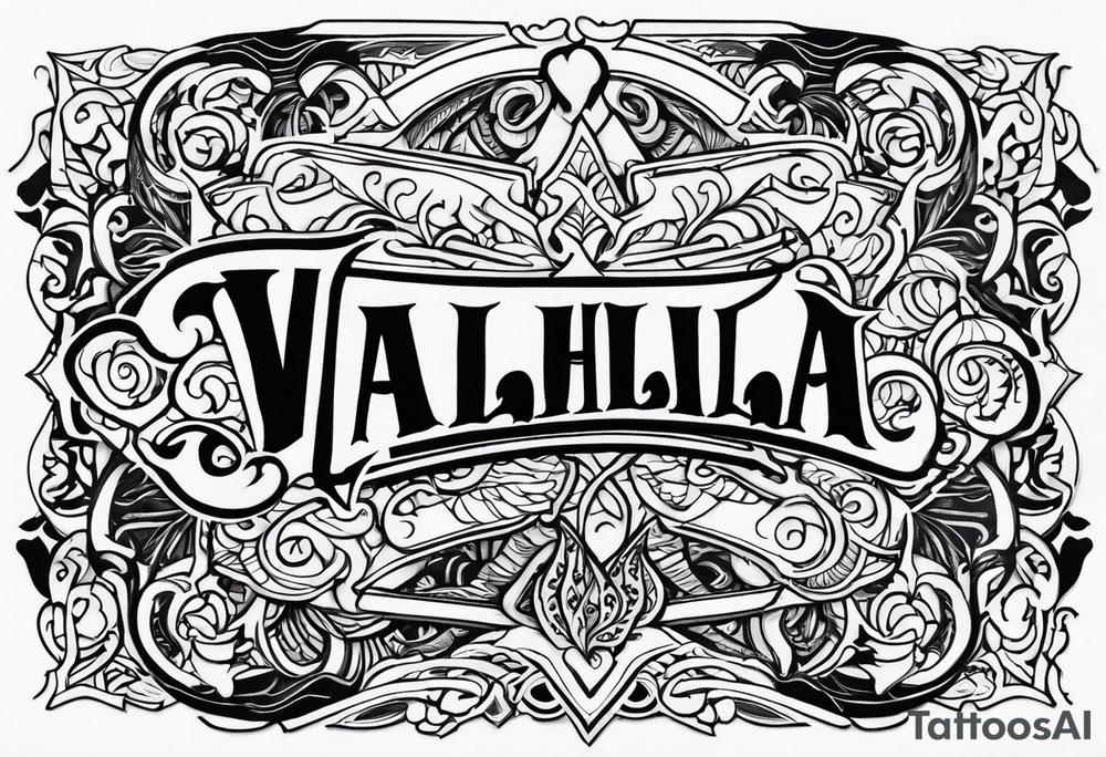 Valhalla tattoo idea