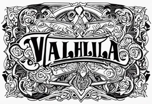 Valhalla tattoo idea