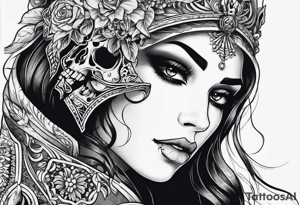 skeleton tattoo idea