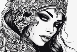 skeleton tattoo idea