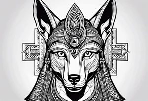 olho de anubis tattoo idea