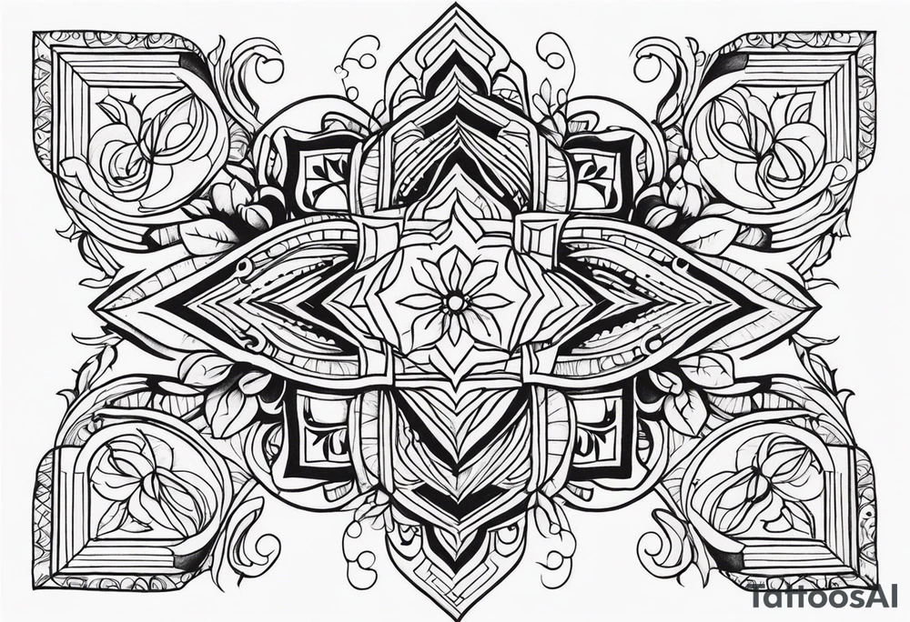 bold simple reserved tattoo idea