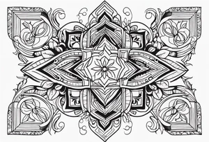 bold simple reserved tattoo idea